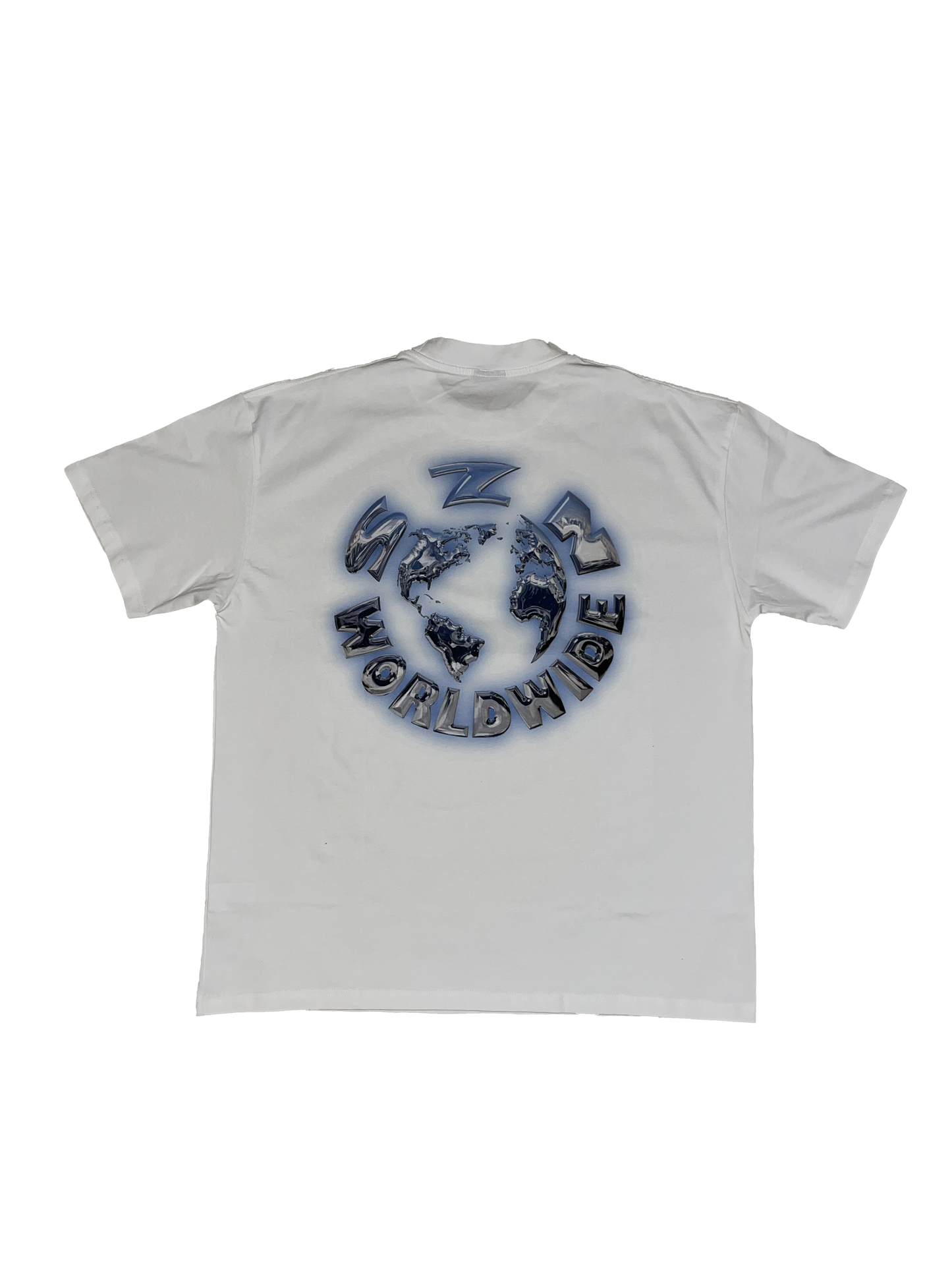 SWW CHROME LOGO SHIRT (WHITE)